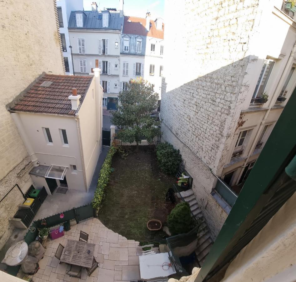 Appartement Luxueux Dans Maison Bourgeoise Parisienne Levallois-Perret Exterior foto
